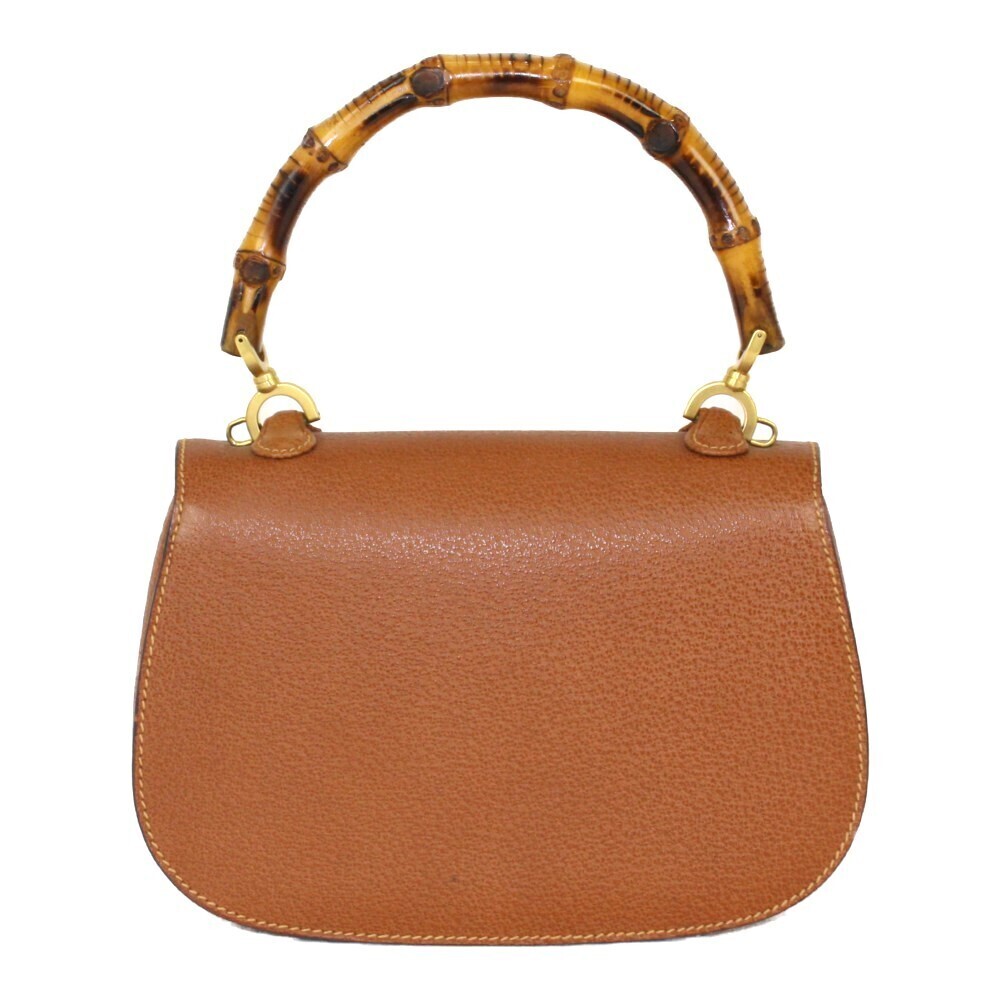 Gucci brown leather Bamboo bag shoulder classic Handbag